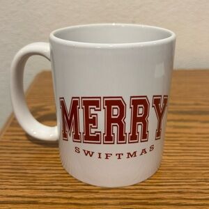 Festive Merry Swiftmas Mug - White and Red